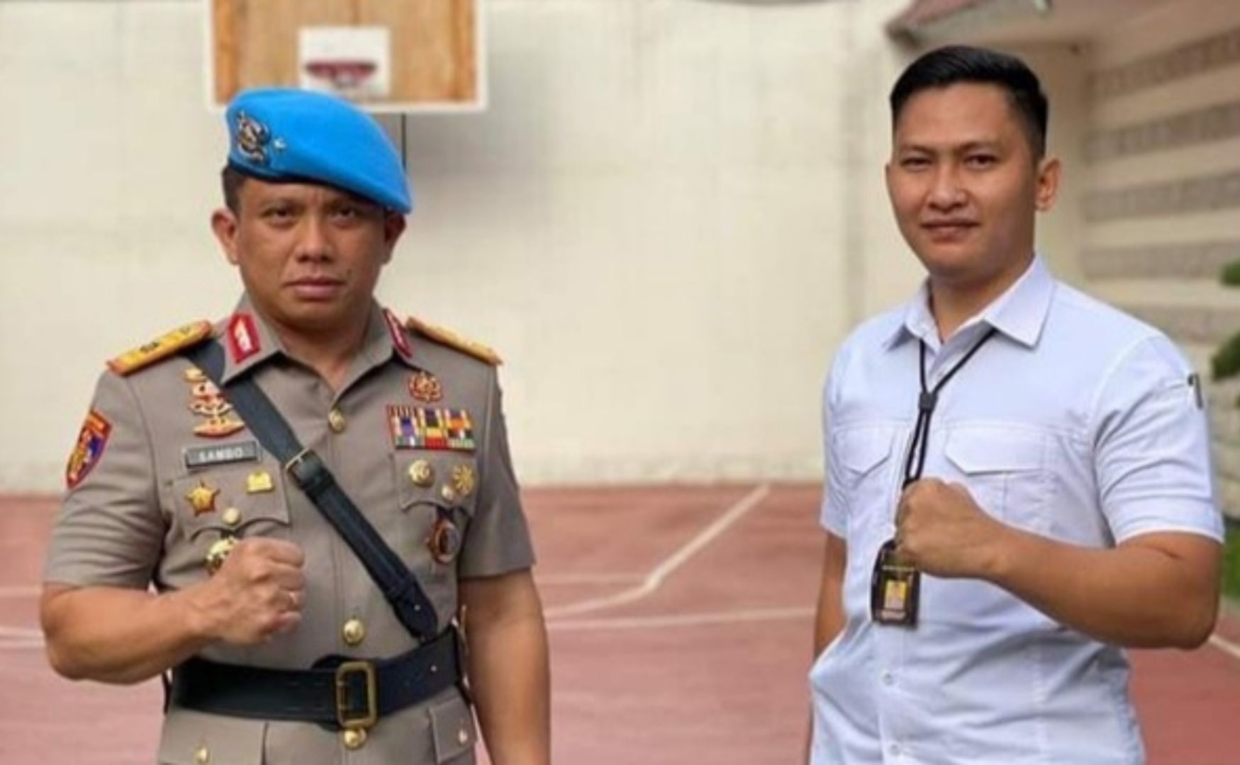 Ferdy Sambo dan almarhum Brigadir J. (Ist.) 