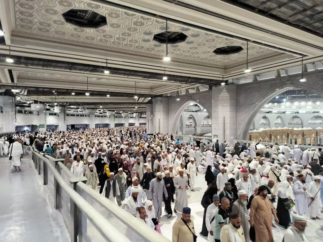 jemaah haji towaf di Masjidil Haram <b>(Media Center Haji 2023)</b>