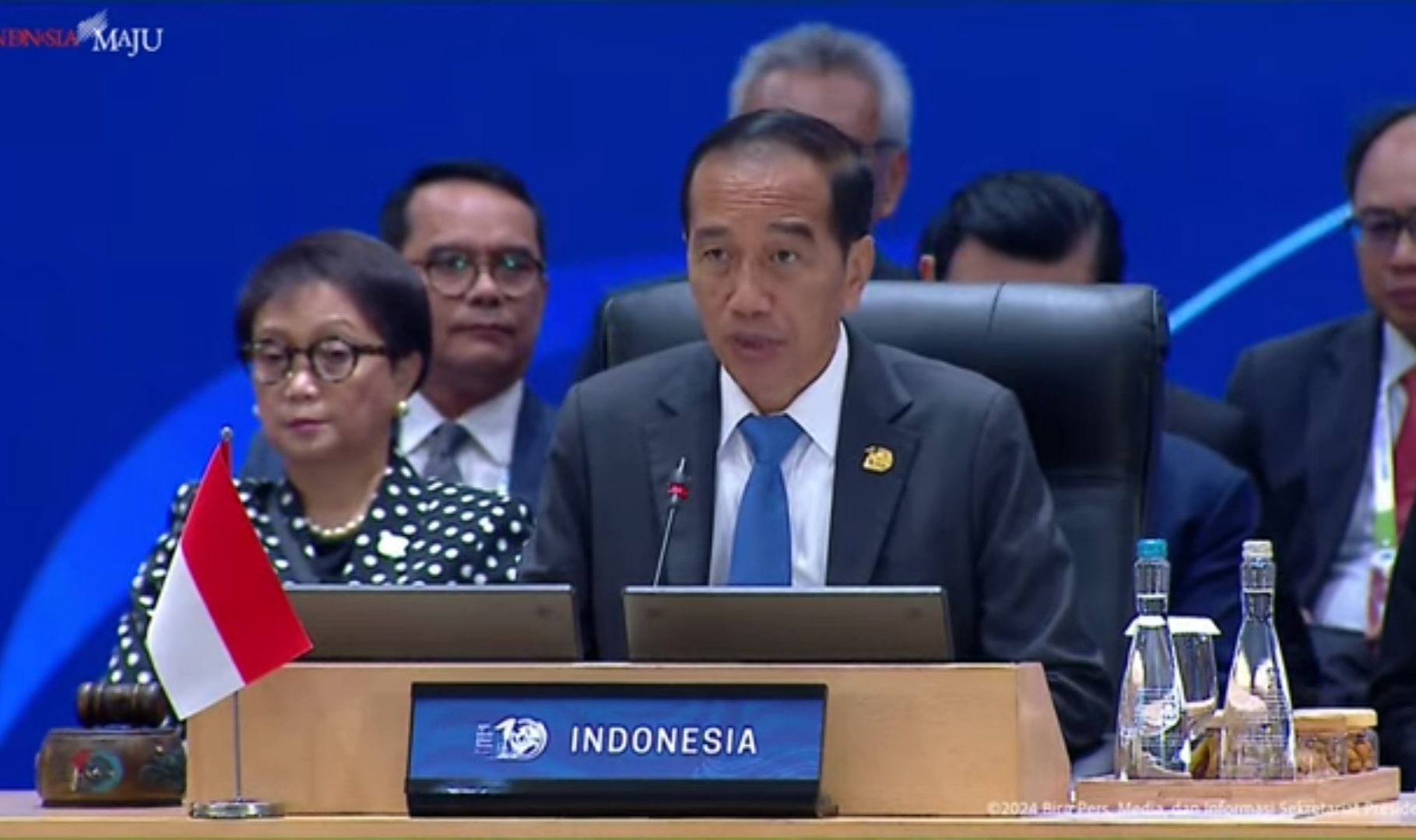 Presiden Jokowi saat membuka World Water Forum ke-10 di Bali. (YouTube) 