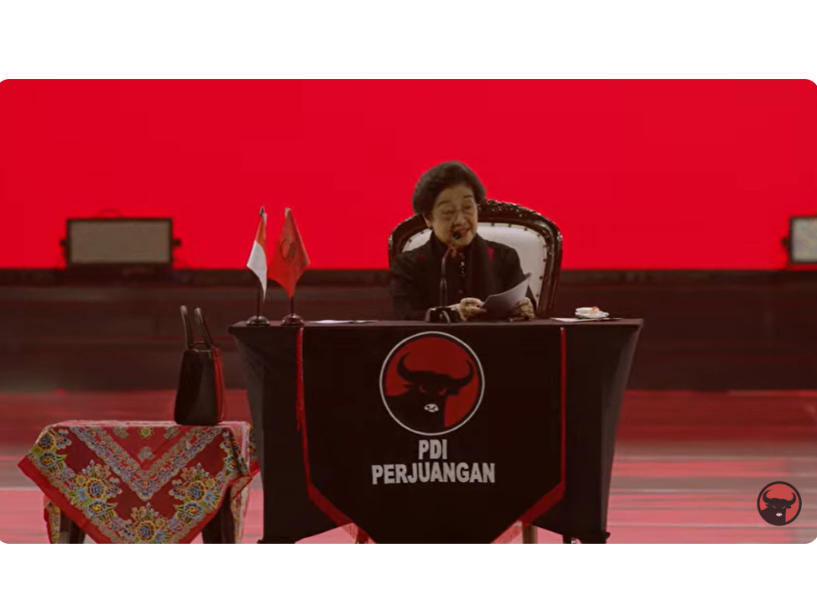 Ketua Umum PDIP Megawati <b>(Youtube PDIP)</b>