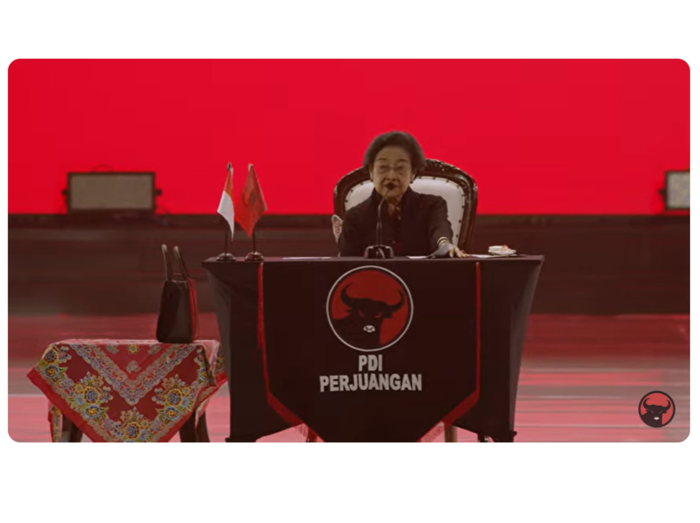 Ketua Umum PDIP Megawati <b>(Youtube PDIP)</b>