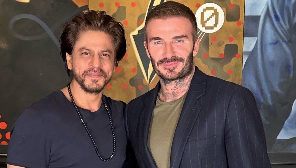 Shah Rukh Khan dan David Beckham <b>(Instagram)</b>