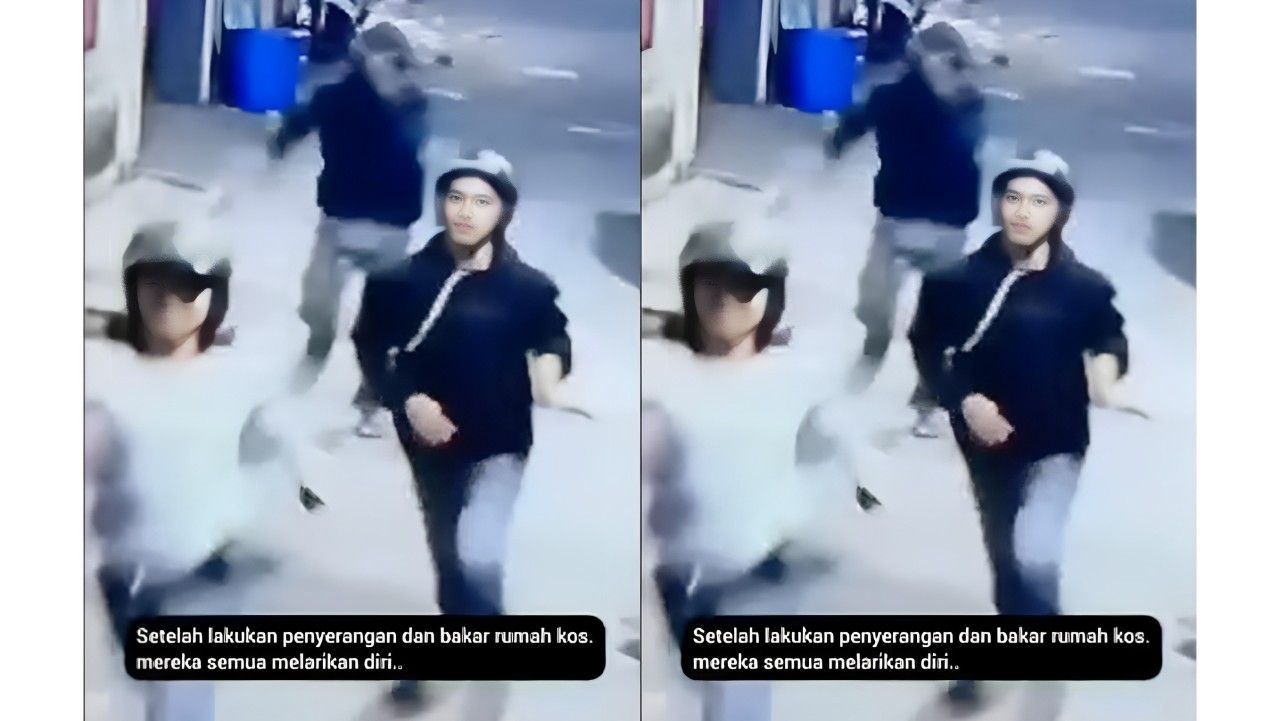 Pelaku Penyerangan dan Bakar Rumah Kos di Makasar <b>(Instagram)</b>