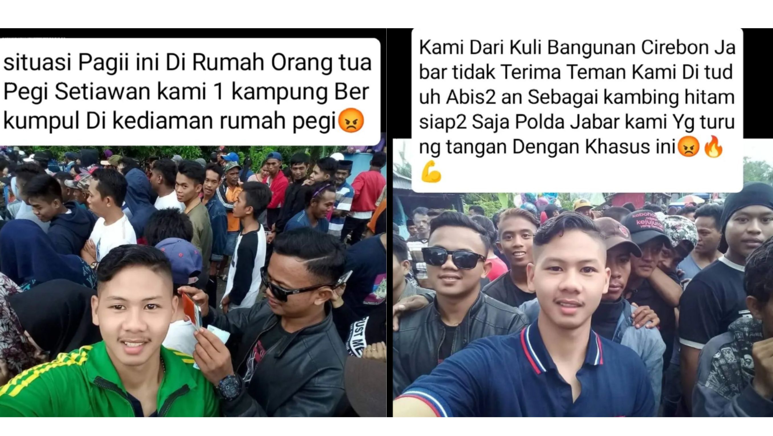 Kuli Bangunan Diduga Datangi Rumah Pegi Setiawan <b>(Tangkapan Layar: TikTok)</b>