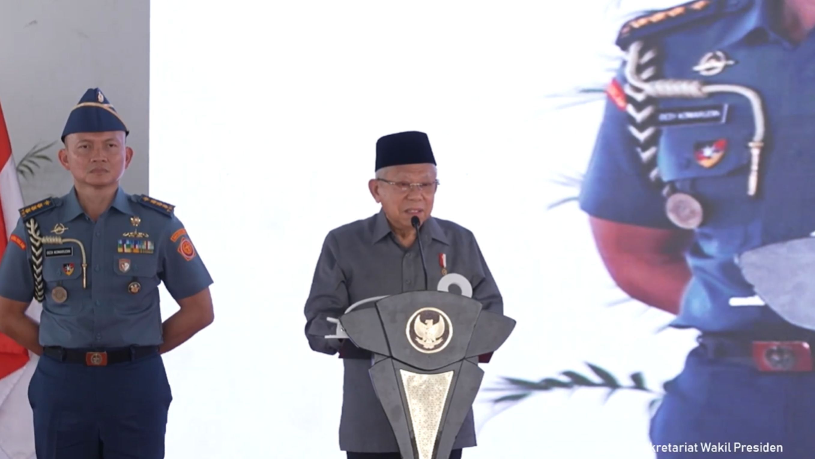 Wakil Presiden RI Ma'ruf Amin <b>(Tangkapan Layar: YouTube)</b>