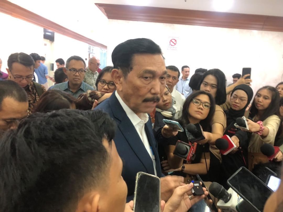 Luhut Binsar Pandjaitan Menteri Koordinator Bidang Kemaritiman dan Investasi Indonesia <b>(Deddy Setiawan/ NTVnews.id)</b>