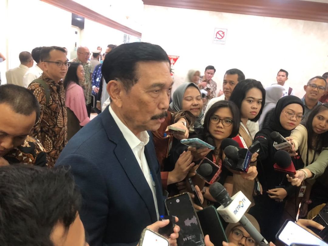 Luhut Binsar Pandjaitan Menteri Koordinator Bidang Kemaritiman dan Investasi Indonesia <b>(Deddy Setiwan/ NTVnews.id)</b>