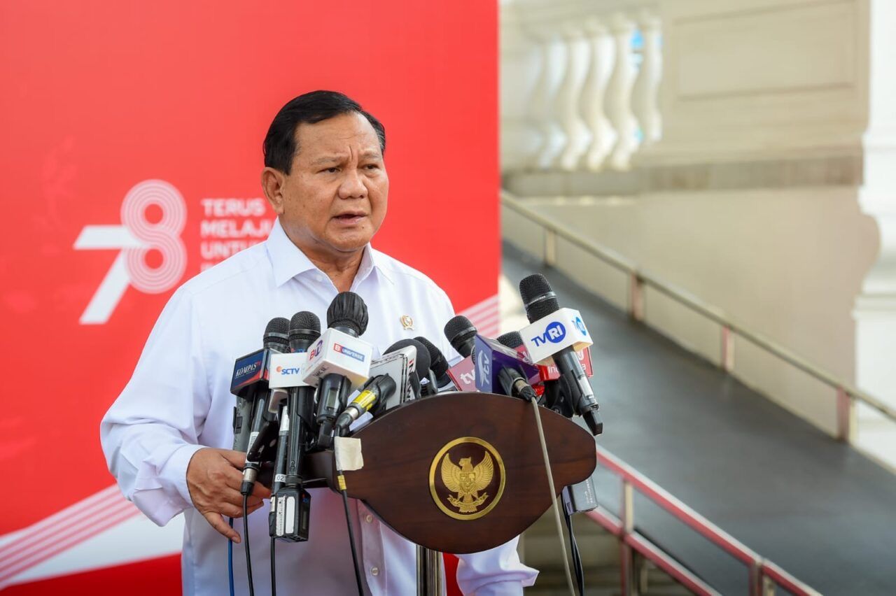 Prabowo di Istana <b>(Dokumentasi Tim Prabowo)</b>