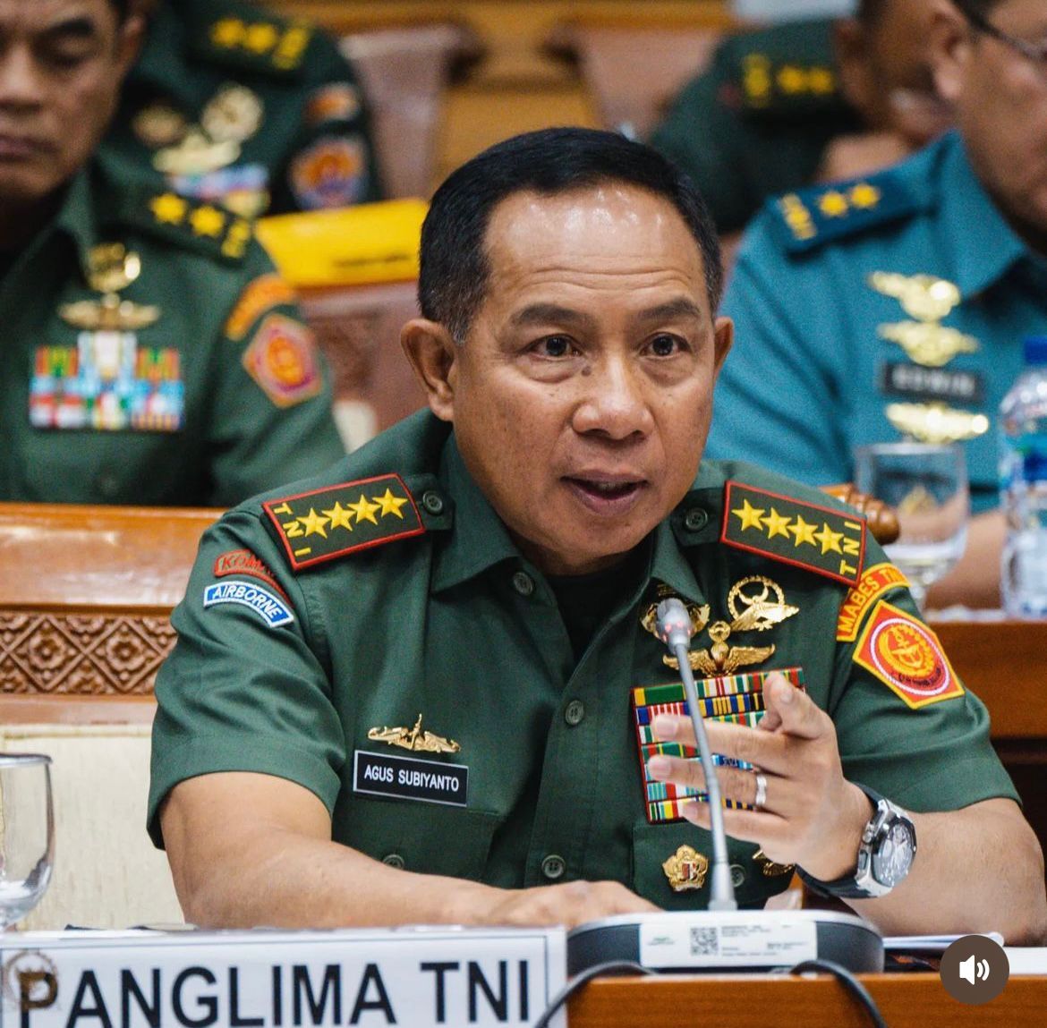 Panglima TNI Jenderal Agus Subiyanto <b>(Instagram @91agussubiyanto)</b>