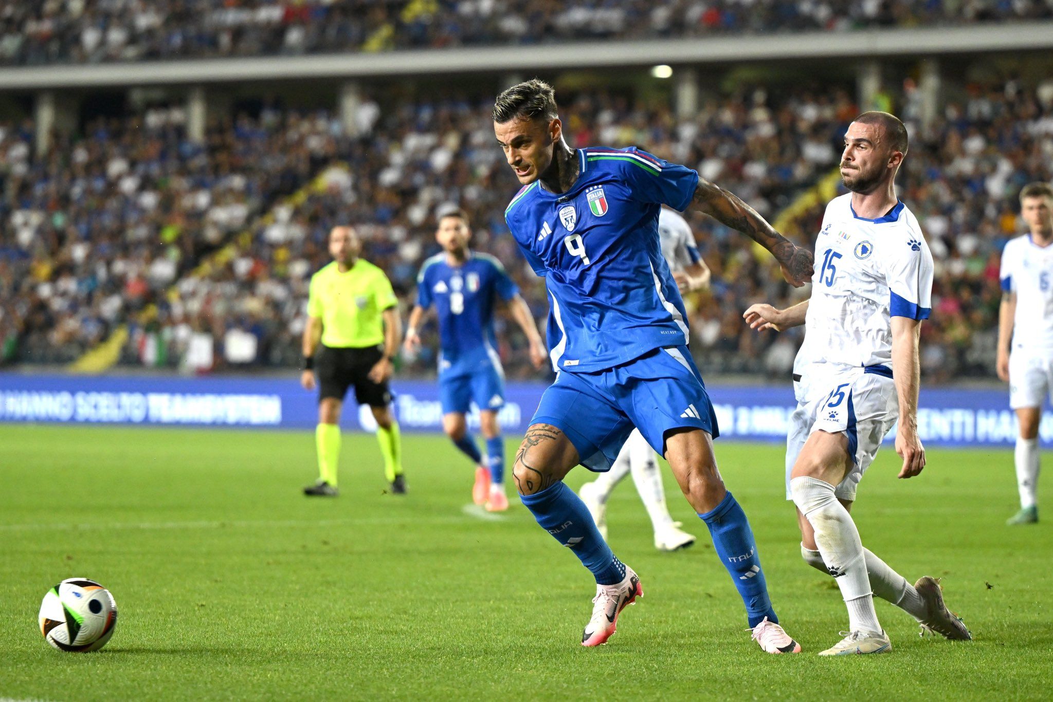 Italia menang 1-0 atas Bosnia <b>(Twitter Timnas Italia)</b>