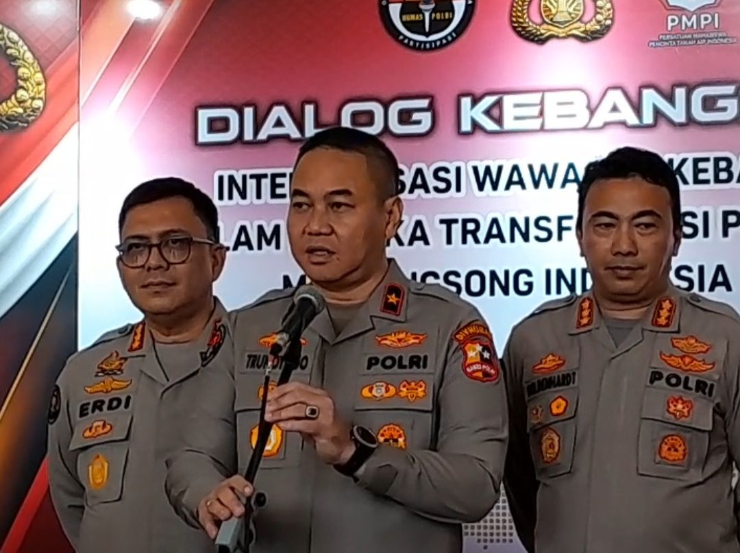 Karopenmas Divhumas Polri Brigjen Pol Trunoyudo Wisnu Andiko <b>(NTVNews.id/ Adiansyah)</b>