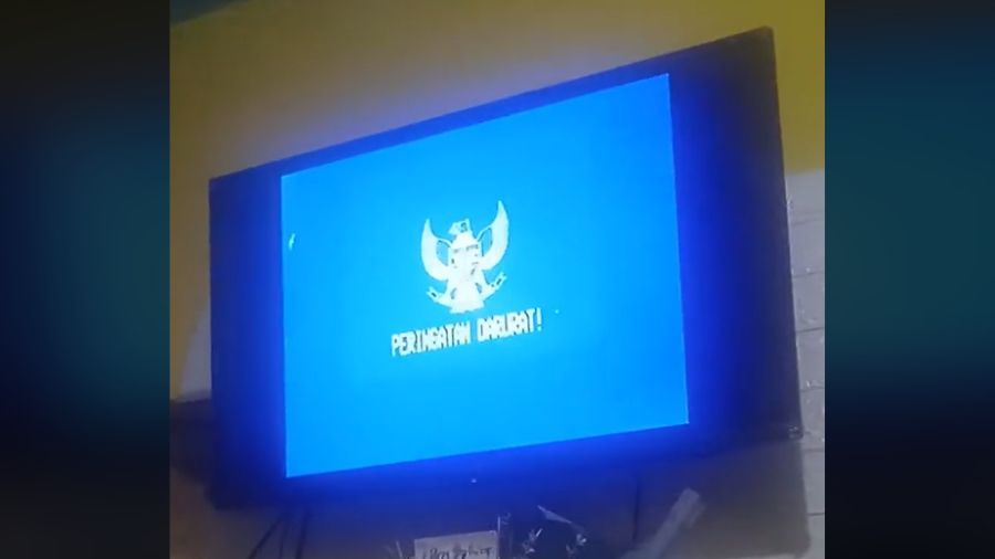 Peringatan darurat TV <b>(TikTok)</b>