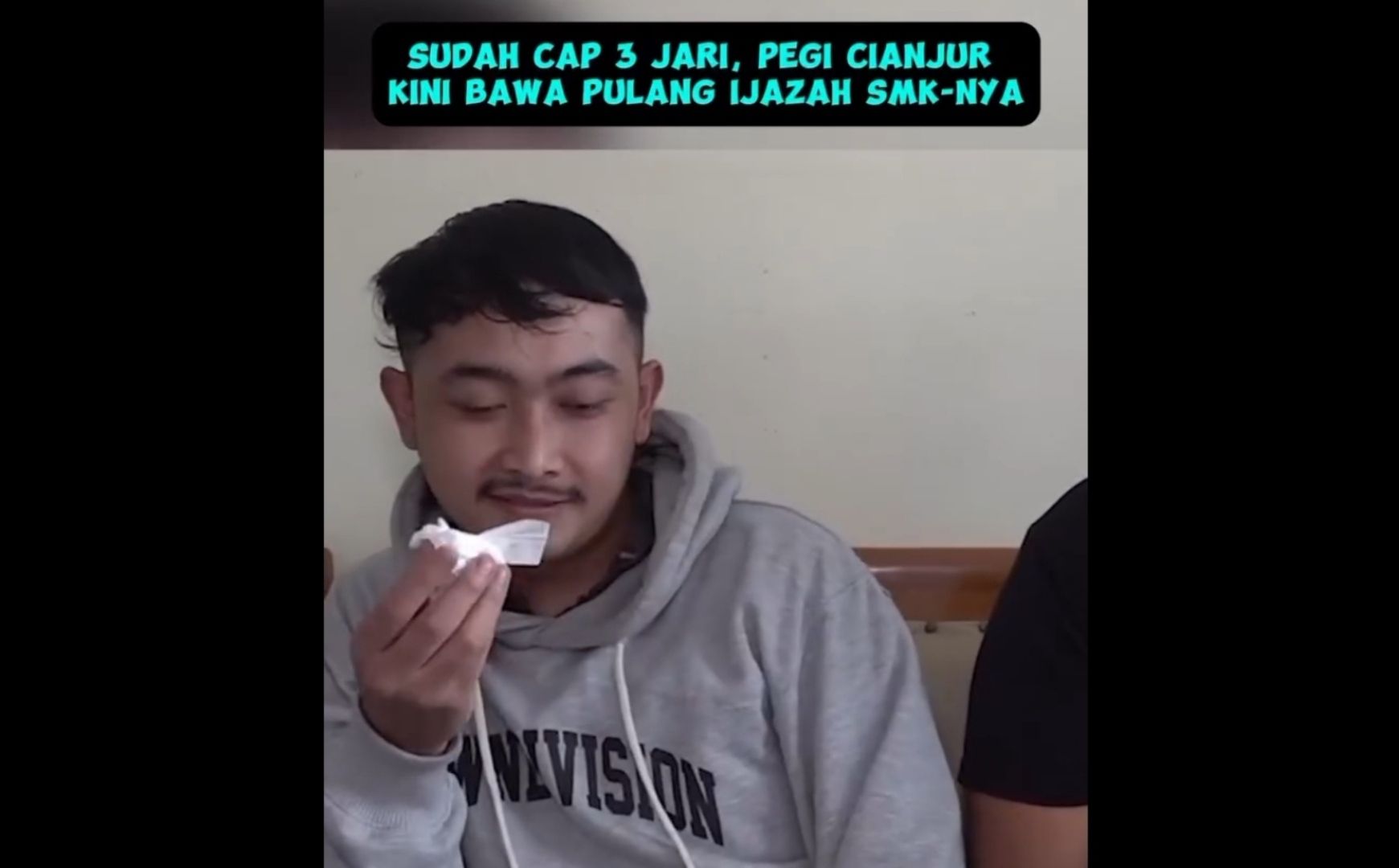 Pegi Setiawan dari Cianjur. (Tangkapan layar) 