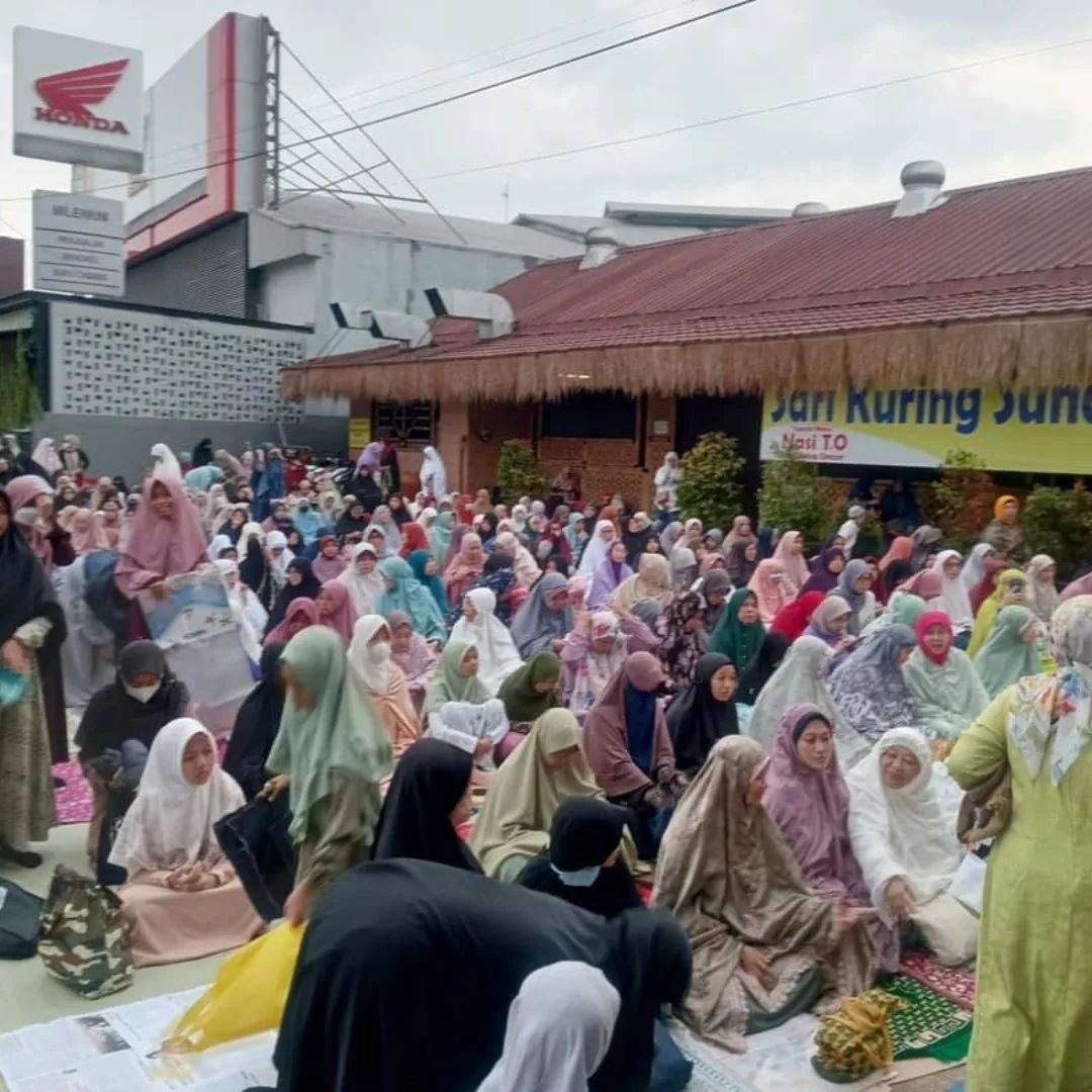 Sholat idul Adha <b>(Instagram Info Depok)</b>