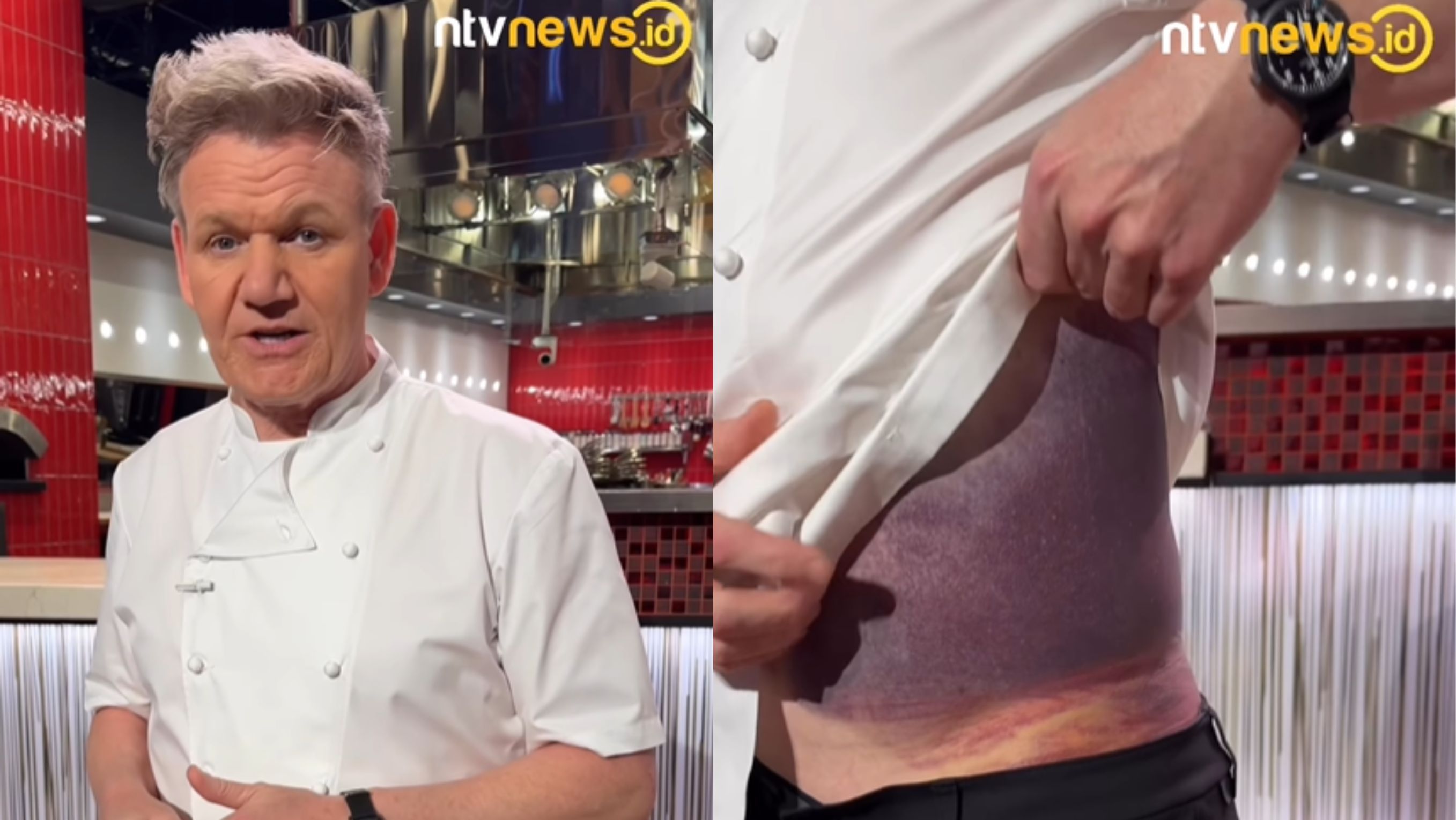 Chef Gordon Ramsay <b>(Tangkapan Layar: Instagram @ntvnews.id)</b>