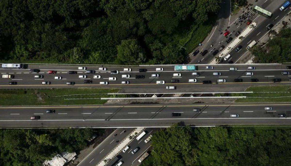 Ilustrasi jalan tol. (Antara) 