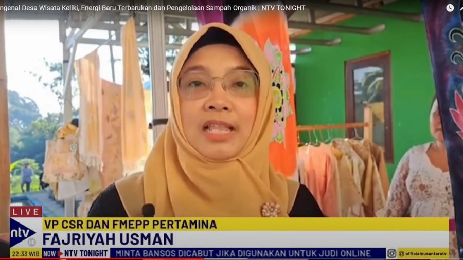 VP CSR dan FMEPP PERTAMINA, Fajriyah Usman <b>(Tangkapan layar Youtube)</b>