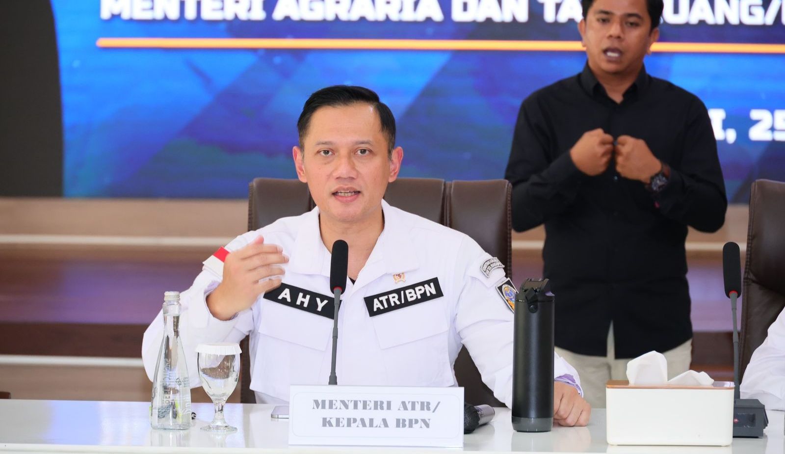 Menteri ATR/Kepala BPN Agus Harimurti Yudhoyono (AHY). 