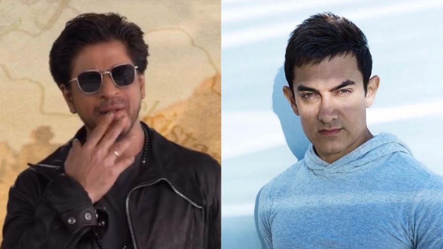 Shah Rukh Khan dan Aamir Khan  <b>(Instagram @iamsrk/ @amirkhanactor_)</b>