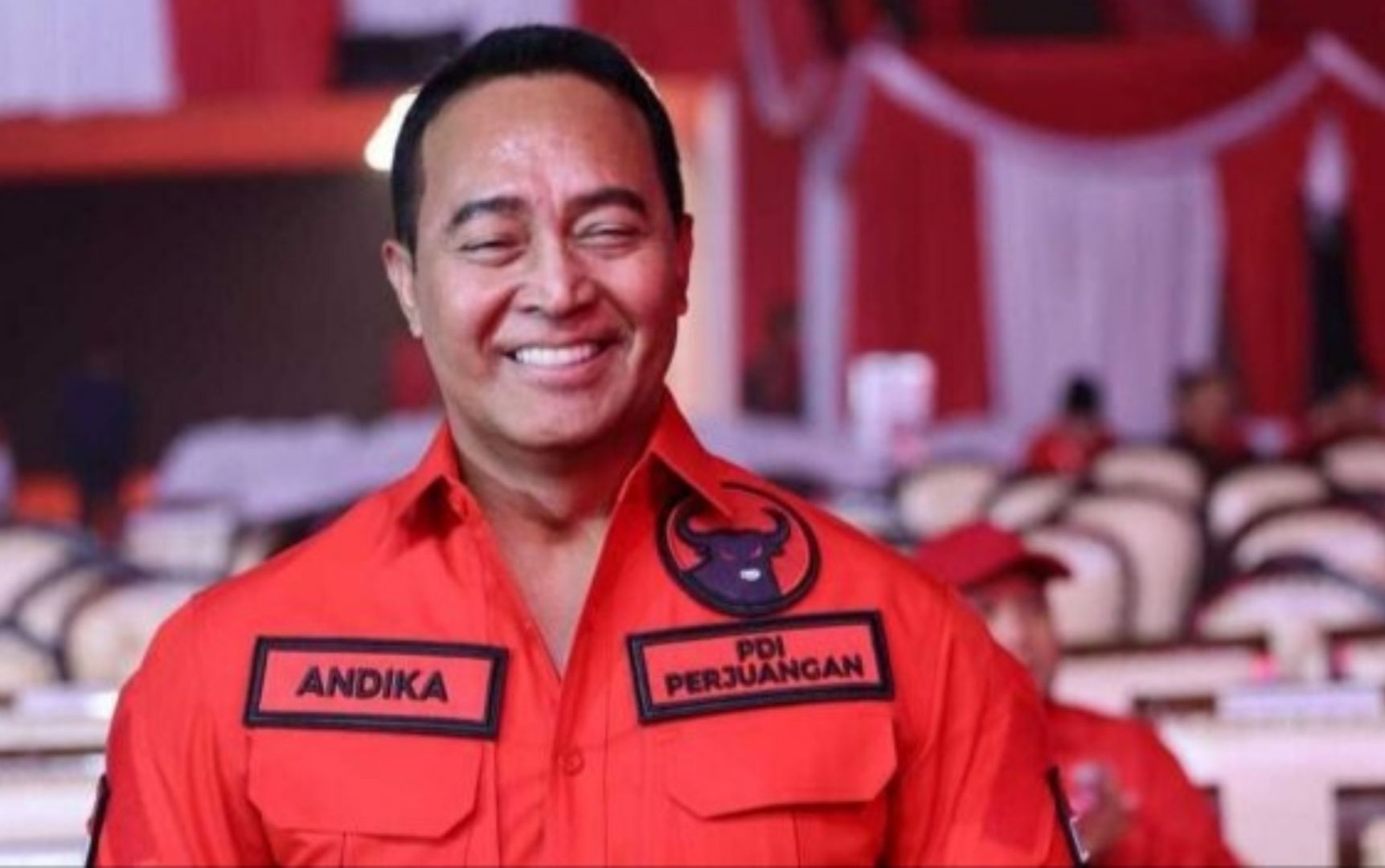 Jenderal (Purn) Andika Perkasa di Rakernas V PDIP. 