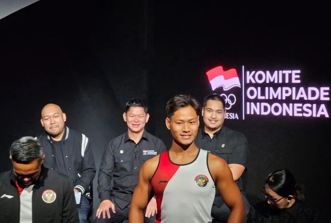 Seragam kontingen Indonesia di Olimpiade Paris 2024 resmi diluncurkan, Kamis (4/7/2026) <b>(Antaranews.com)</b>