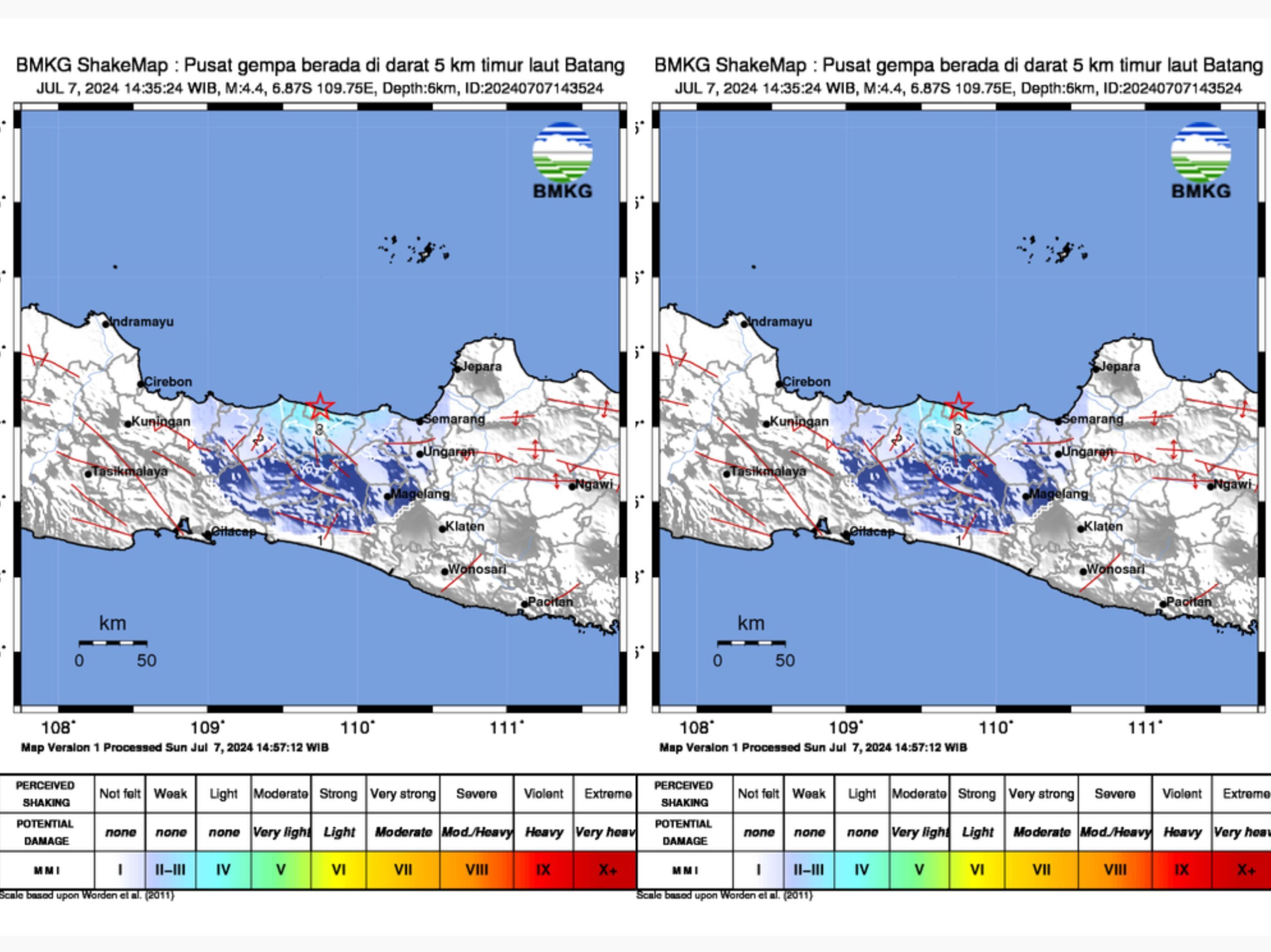 Gempa di Batang <b>(BMKG)</b>
