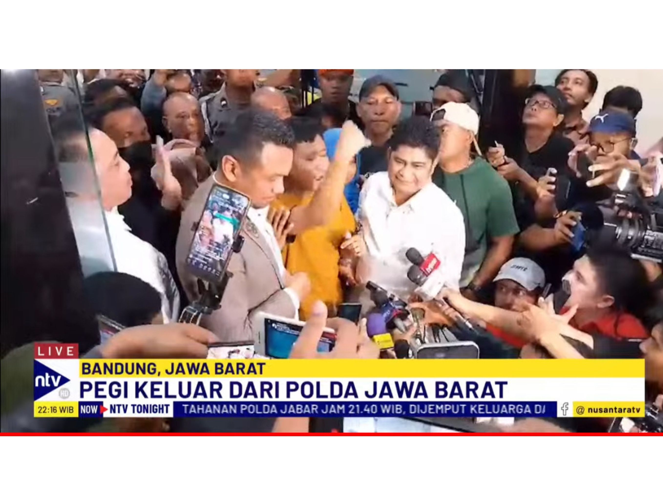 Pegi keluar dari Polda Jabar <b>(Istimewa)</b>