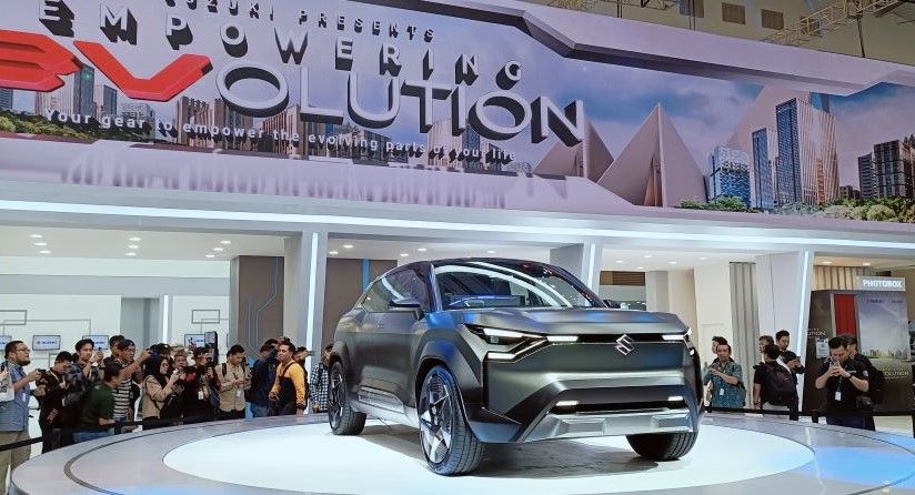 Mobil listrik Suzuki eVX. (Foto: Adiantoro/NTV)