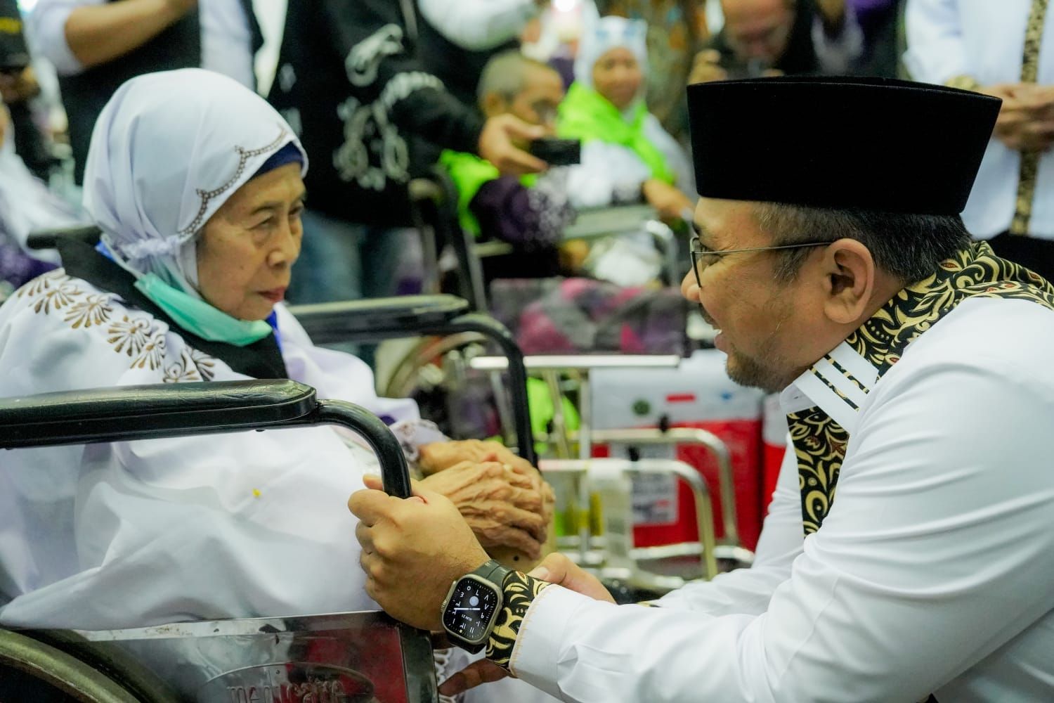 Menag sambut jemaah haji <b>(Dokumentasi)</b>