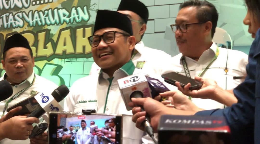 Muhaimin Iskandar atau Cak Imin di Harlah PKB ke-26 <b>(NTVnews.id)</b>