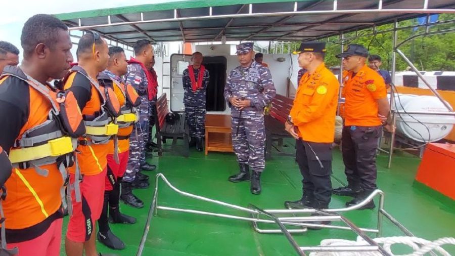 Tim SAR gabungan dikerahkan untuk mencari Kapal LCT Cita XX yang hilang kontak dalam perjalanan dari Timika ke Yahukimo, Papua Pegunungan. <b>(Dok.Antara)</b>