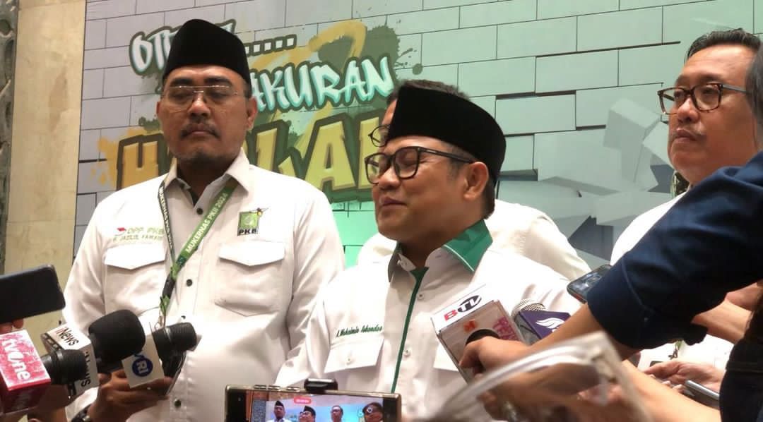 Muhaimin Iskandar atau Cak Imin di Harlah PKB ke-26 <b>(NTVnews.id)</b>