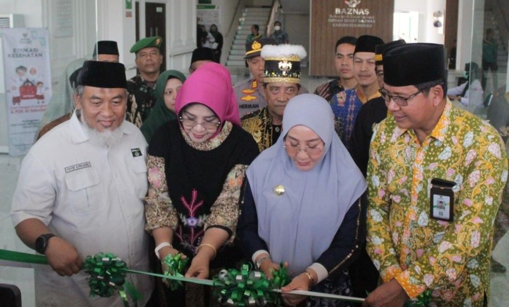 Baznas RI, berkolaborasi dengan Baznas Kaltim dan Baznas Berau, Pemkab Berau, PT Berau Coal, Sinar Mas, dan Bankaltimtara, meluncurkan RSB, di Kabupaten Berau, Kalimantan Timur, Sabtu (27/7/2024). 