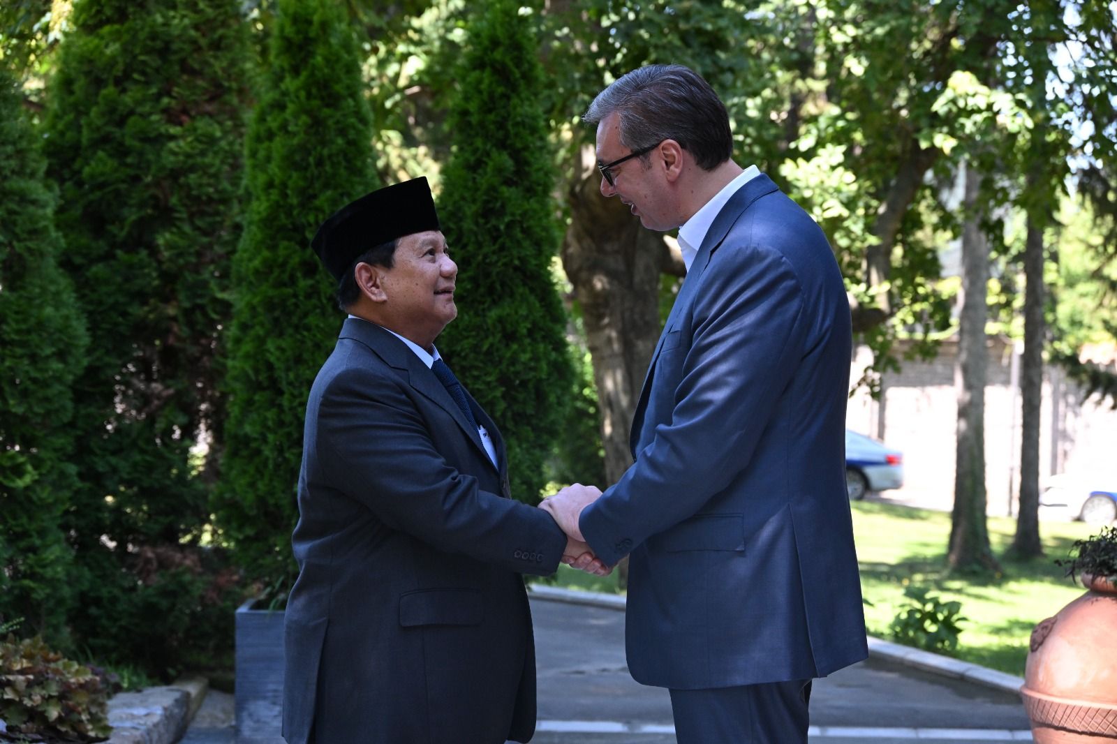 Menhan Prabowo Bertemu Presiden Serbia <b>(Istimewa)</b>