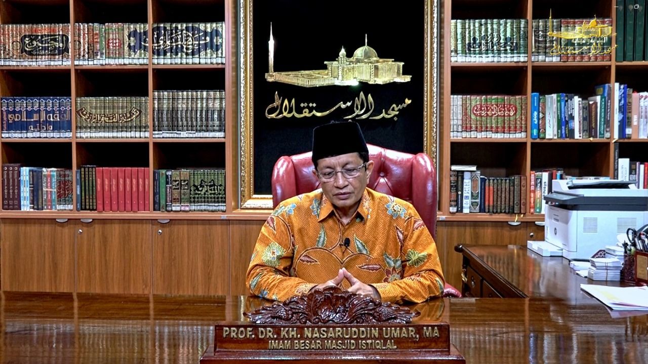 Imam Besar Masjid Istiqlal Prof. Dr. KH. Nasaruddin Umar, M.A. <b>(Istimewa)</b>