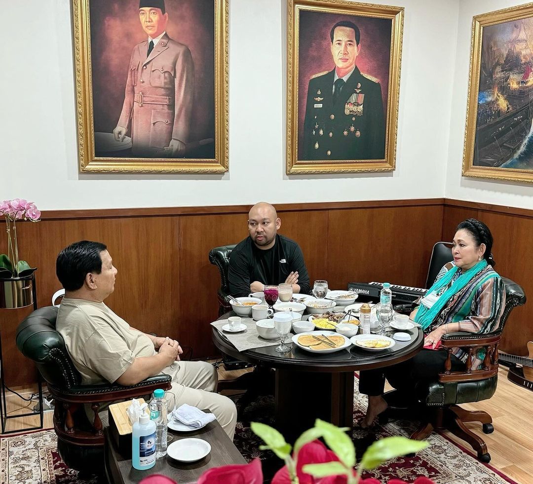 Prabowo, Didit, dan Titiek <b>(Instagram @titieksoeharto)</b>