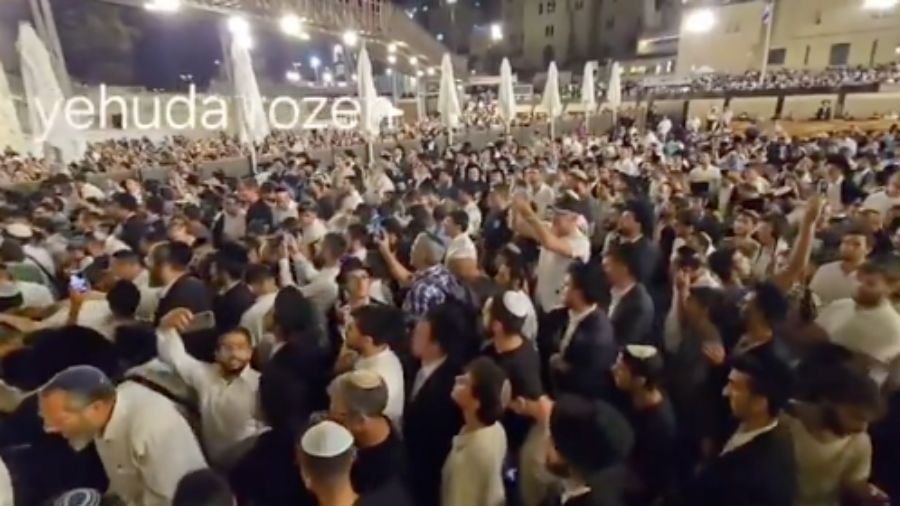 Ratusan Umat Yahudi Datangi Kompleks Al Aqsa untuk Gelar Ritual Ini <b>(Tangkapan Layar)</b>