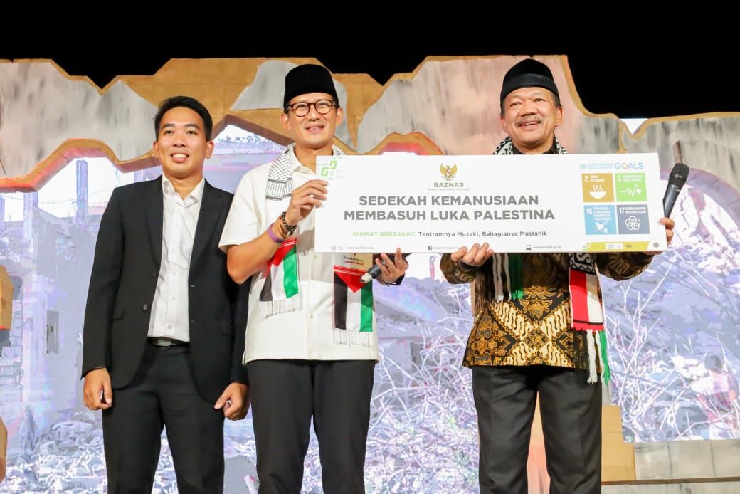 Sandiaga Uno Bersama BAZNAS RI Gelar Malam Solidaritas Palestina <b>(Baznas)</b>