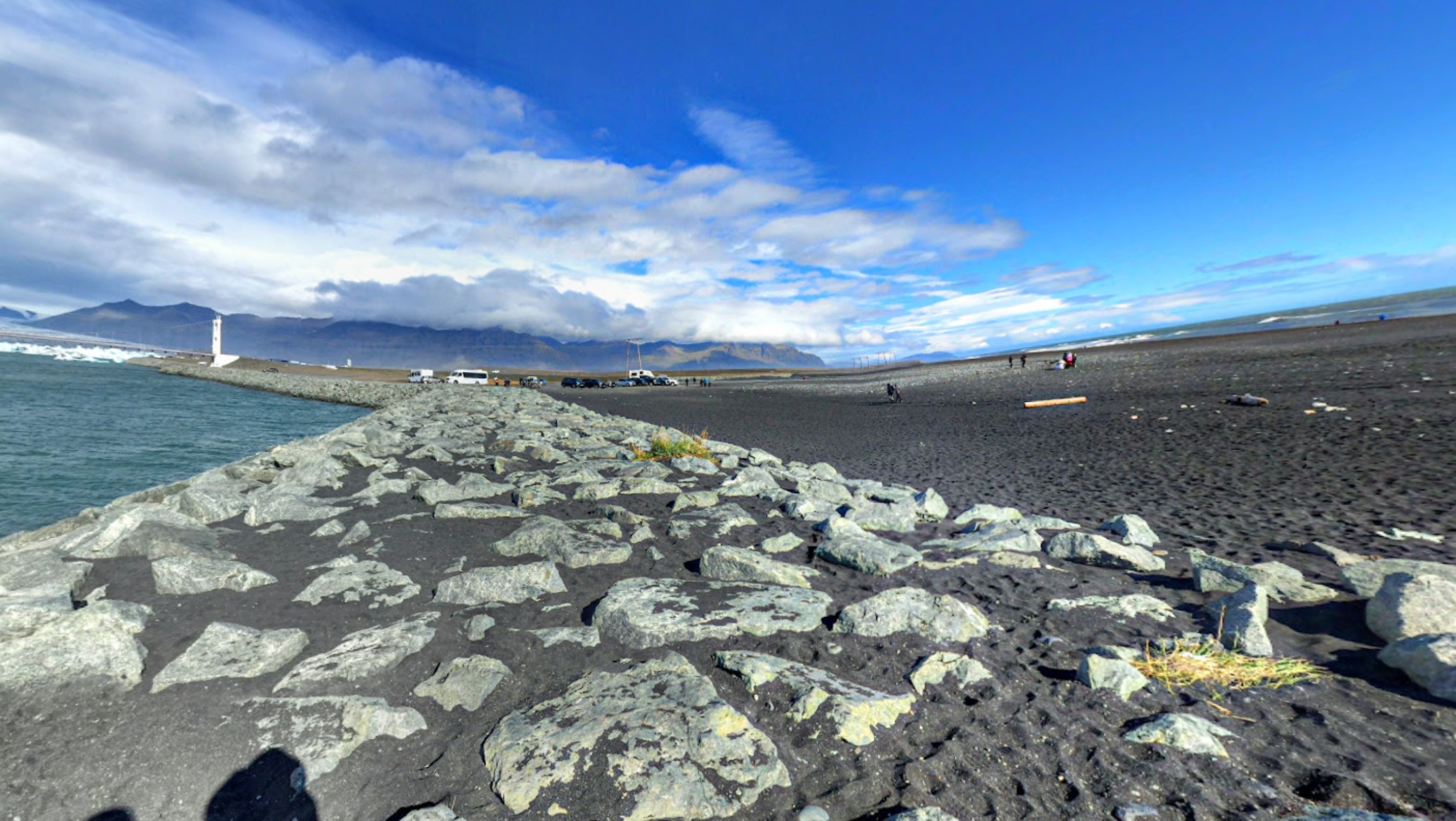 Diamond Beach Islandia <b>(Google Maps)</b>