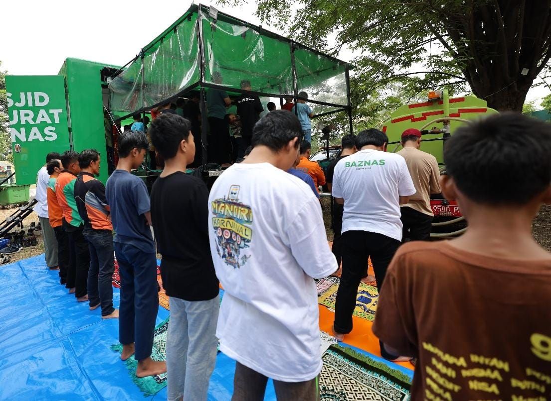 dirikan masjid darurat dan berbagai layanan kemanusiaan lainnya bagi penyintas kebakaran yang terjadi di Manggarai, Jakarta Selatan. <b>(Dok.Istimewa)</b>