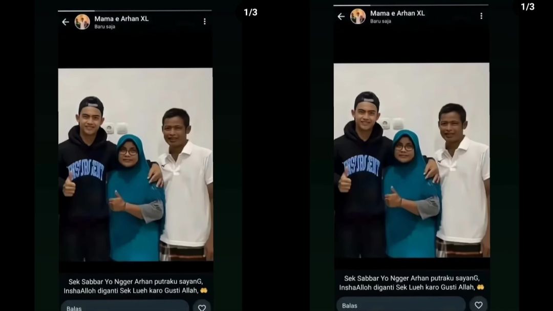 WA story Ibu Pratama Arhan