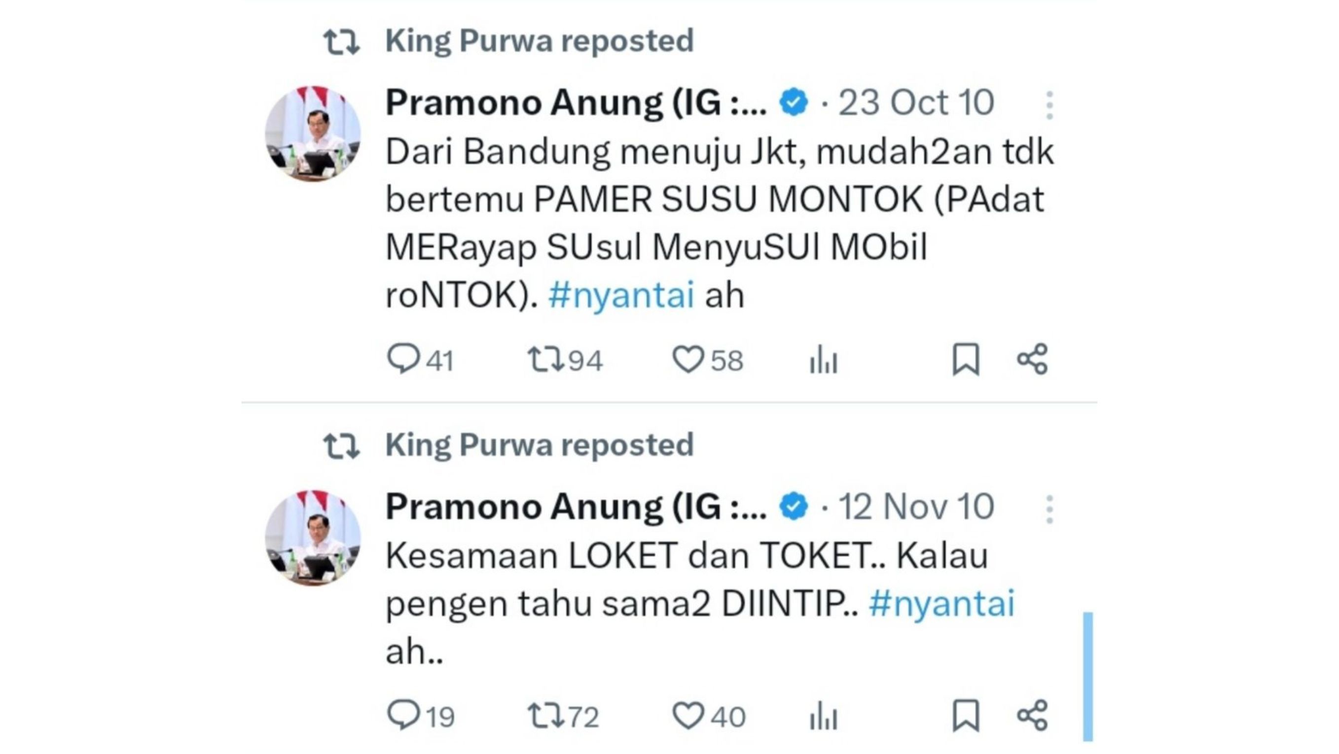 Cuitan Pramono Anung <b>(Dok. Istimewa)</b>