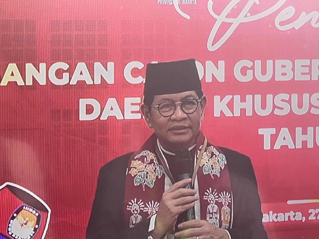 Bakal calon Gubernur Jakarta Pramono Anung hadir di KPU Jakarta (Ntvnews.id-Muslimin Trisyuliono).