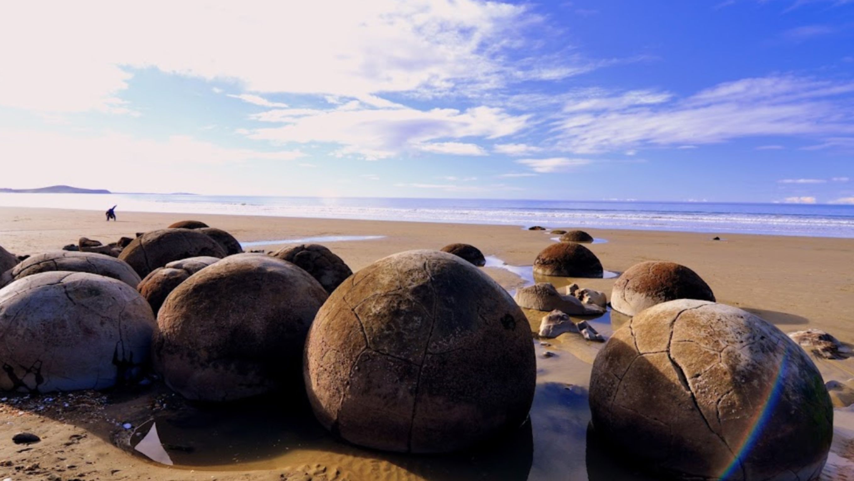 Moeraki Boulders, Selandia Baru   <b>(Google Maps)</b>