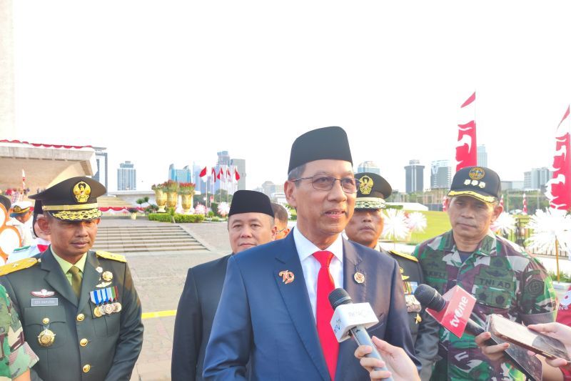 Kepala Sekretariat Presiden (Kasetpres) Heru Budi Hartono saat ditemui di lapangan Monumen Nasional pada Sabtu (31/7/2024). <b>(Dok.Antara)</b>