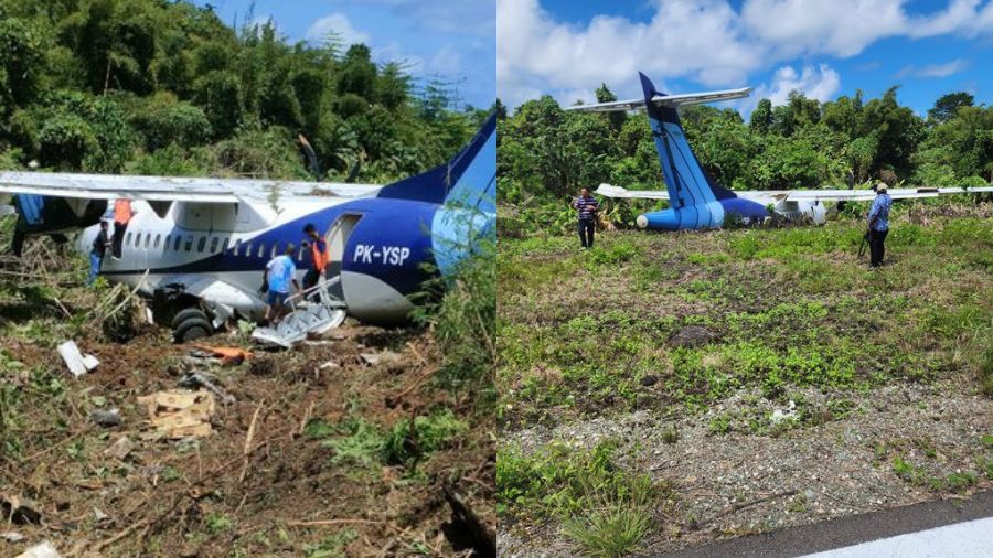 Kecelakaan pesawat Trigana Air dengan nomor registrasi PK-YSP IL293 terjadi di Bandara Kamanap, Kabupaten Kepulauan Yapen, pada Senin (9/9/2024) sekitar pukul 10.40 WIT. <b>(Instagram)</b>