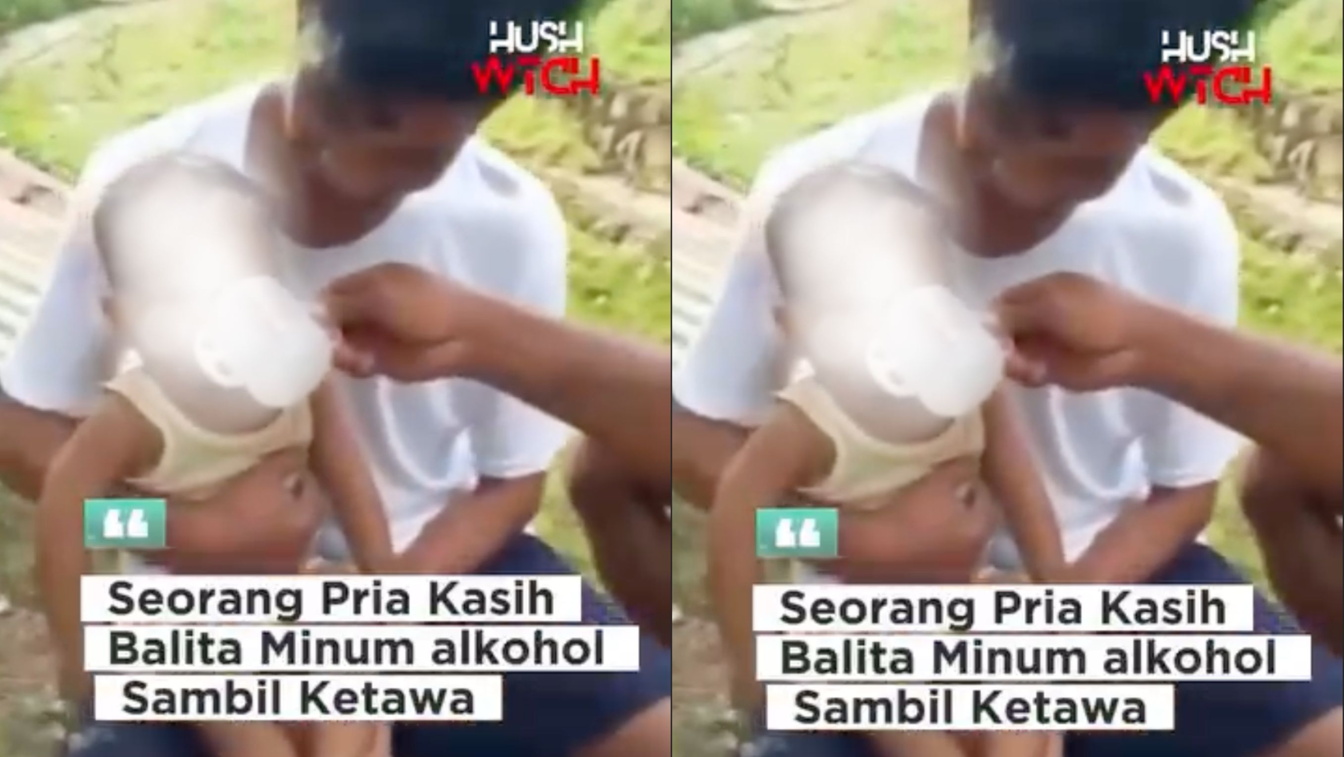 Orang Tua Cekoki Balita Minum Alkohol <b>(Instagram)</b>