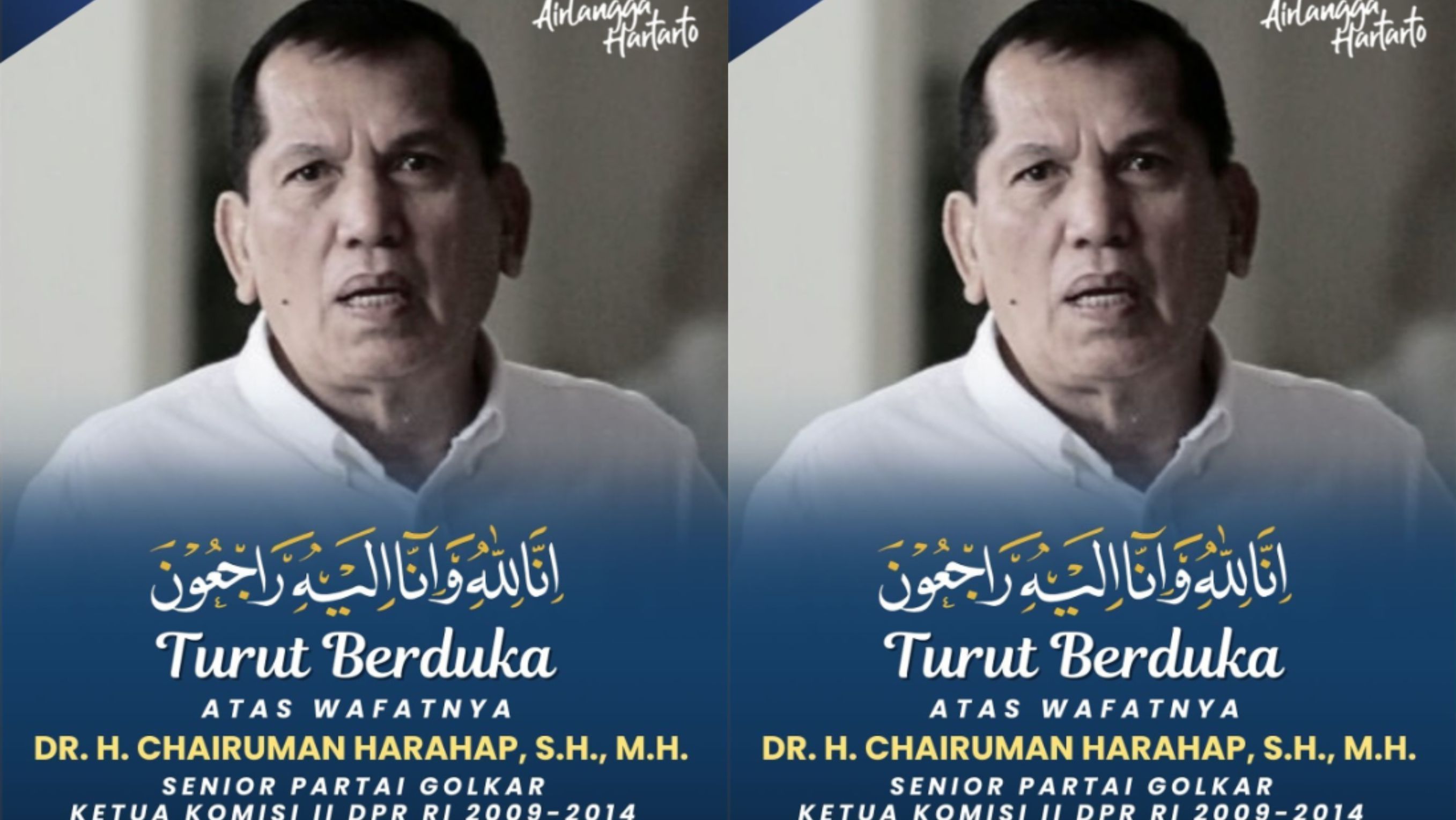 Tokoh senior dari Partai Golkar Chairuman Harahap <b>(Instagram)</b>