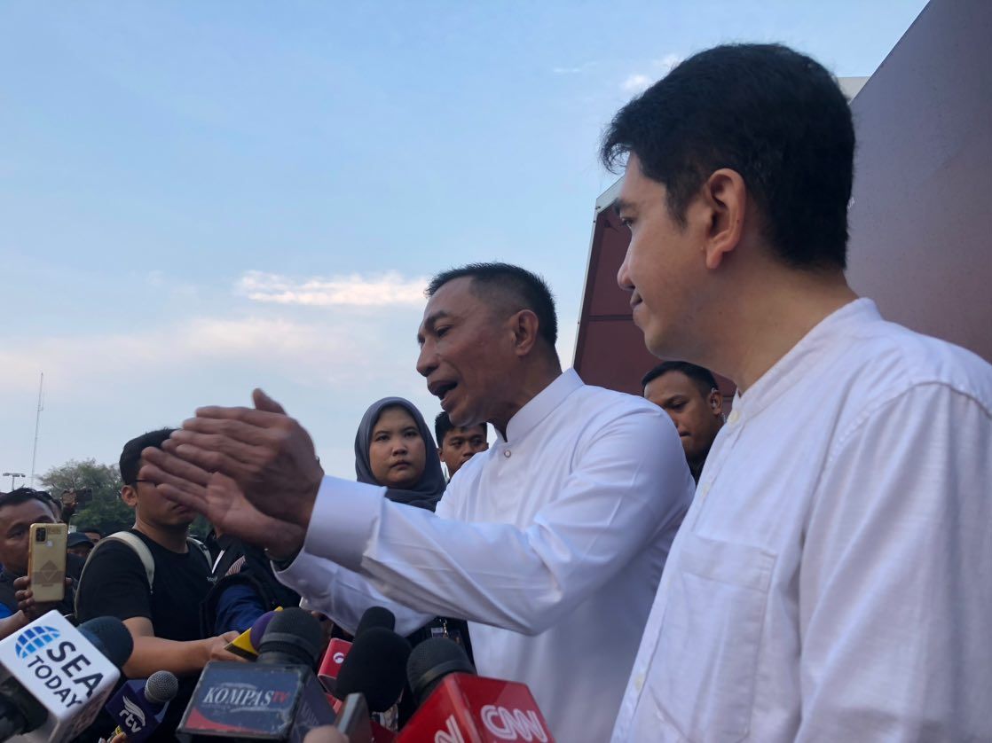 Pasangan Calon Gubernur dan Wakil Gubernur Jakara Nomor Urut 2 Dharma-Kun <b>(NTVnews.id)</b>