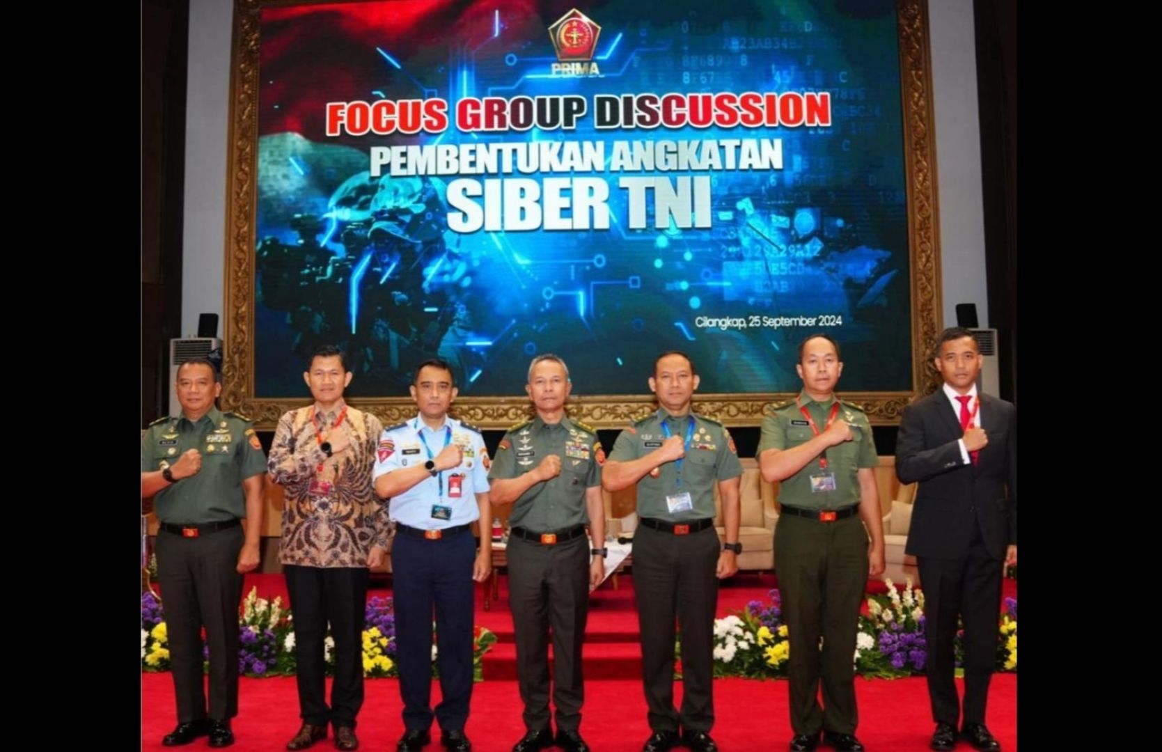 FGD tentang Angkatan Siber TNI yang digelar Sahli Panglima TNI. (Puspen TNI) 